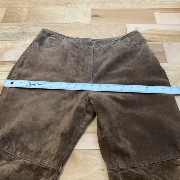Vintage Brown Suede Pants - Picture 5 of 17